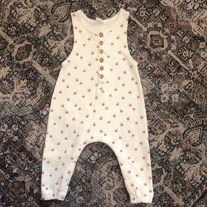 Quincy Mae Ivory/Peach Sleepless Jumpsuit